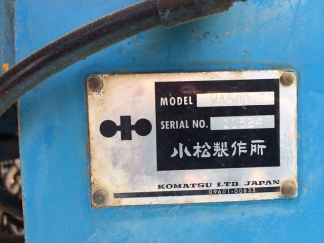 Komatsu WA500-1 Wheel Loader - photo 2