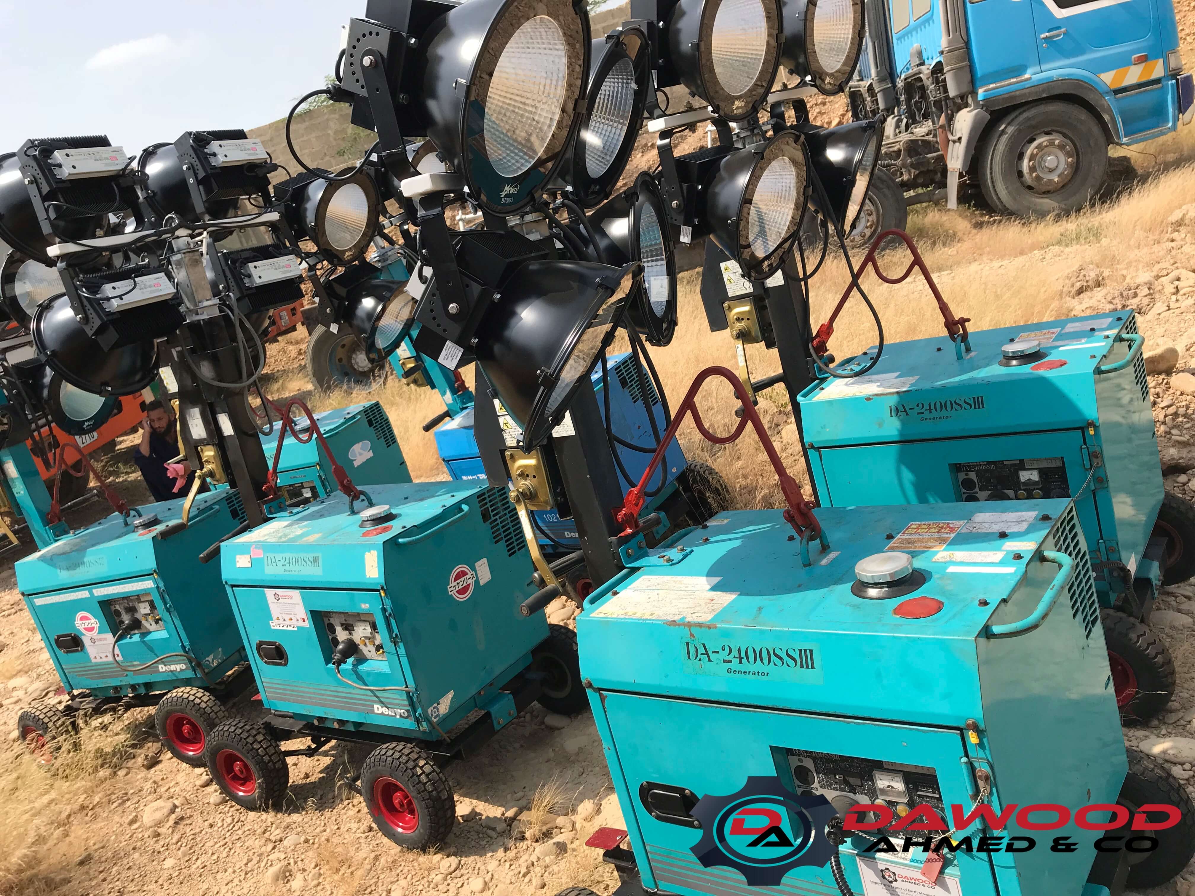 Used Denyo Light Towers with Brand New LEDs - Available - For Sale at MOLAI EQUIPMENT