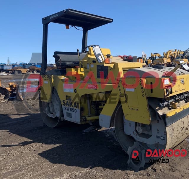 Sakai SW650 Tandem Roller S/no: VSW16-10124, Hours: 3,925 - photo 4