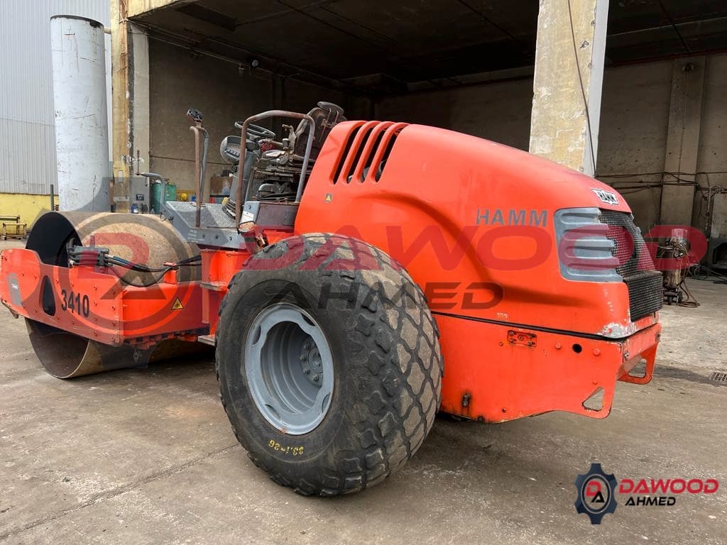Hamm 3410 Vibration Roller Year: 2005 with Canopy - Good running machine 2005 - Sold at MOLAI EQUIPMENT