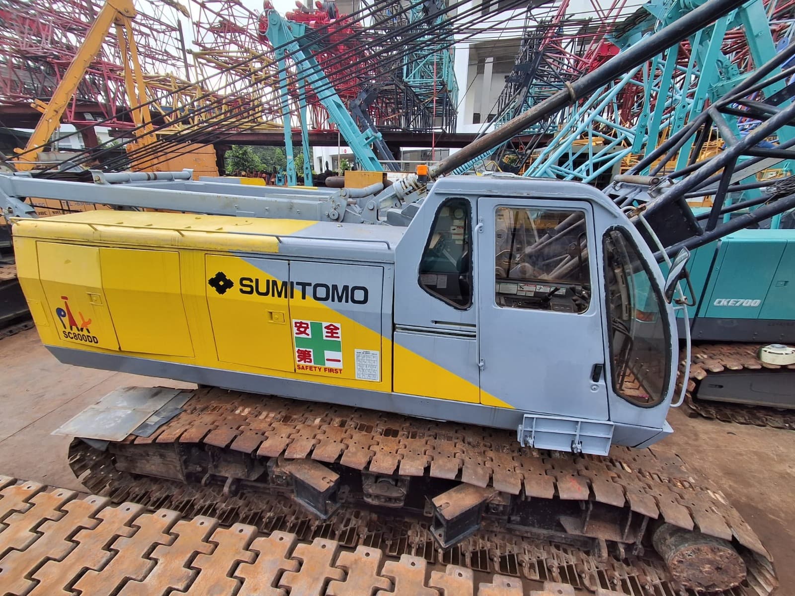 Sumitomo SC800DD-2 Year: 1999 Crawler Crane 80 Tons 1999 - For Sale at MOLAI EQUIPMENT