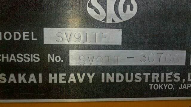 Sakai SV91TF Single Drum Compactor - photo 2