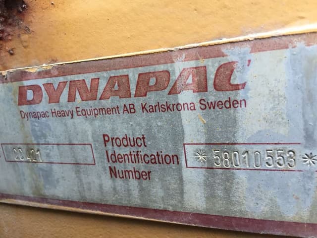 Dynapac CC421 Tandem Roller Year 1995 - photo 3