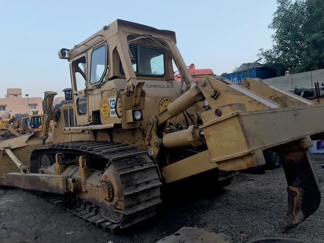 CAT D8K Bulldozer with Rear Ripper - Stock - photo 12
