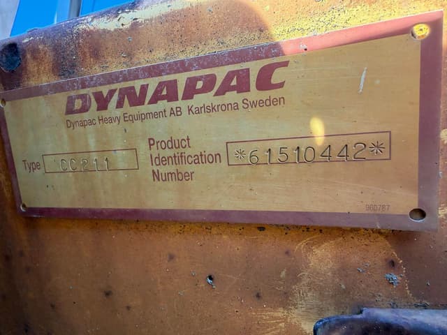 Used Dynapac CC211 Tandem Roller for Sale | 2005 Model | Good Condition - photo 8
